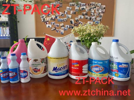 Automatic Liquid Bottle Filling Line Lid Caps Capping Machine High Speed