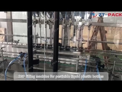 100ml-5L殺虫剤SL肥料の重力の充填機およびTrackiの液体の満ちるパッケージ ライン