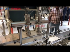 キャッピングおよびラベリングマシンを備えた正味重量で5〜30kgのドラムジェリー缶食用油充填機